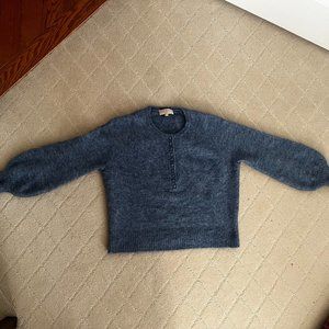 Sezane Leon Sweater in Vintage Blue